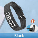 Vibrating Alarm Clock Watch Heavy Sleepers Silent Wake-Up Smart Bracelet Men Women Adjustable Wearable Vibration Wrist Band Ht30