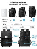 Roll Top Water Resistant Laptop Backpack