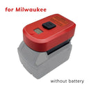 Fast Charging USB Type-C Adapter for Makita Bosch Milwaukee