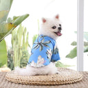 Hawaiian Style Pet Shirt Pineapple Print Dog Clothes