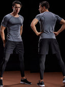 Compression T Shirt Men Summer Sportswear Gym Tee