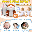 Talking Hamster Plush - Mimics Cries Calms Babies