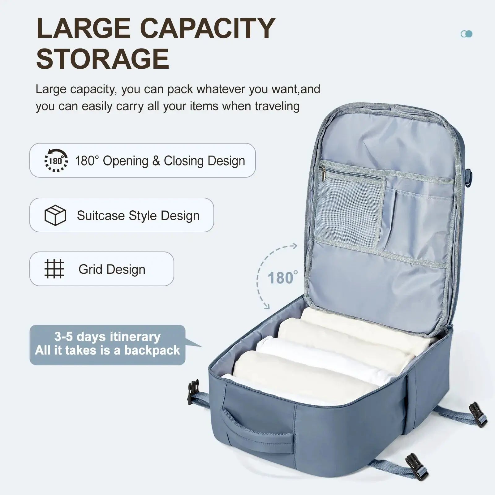 Laptop Bag Travel Backpack For Women Large Capacity Ryanair - OurLum.com