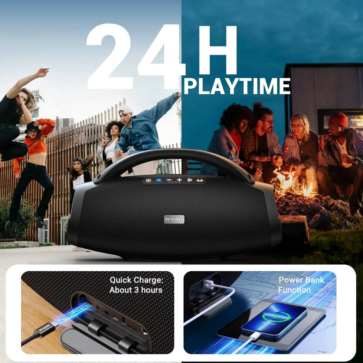 WKing Bluetooth Waterproof Speaker — product image 4
