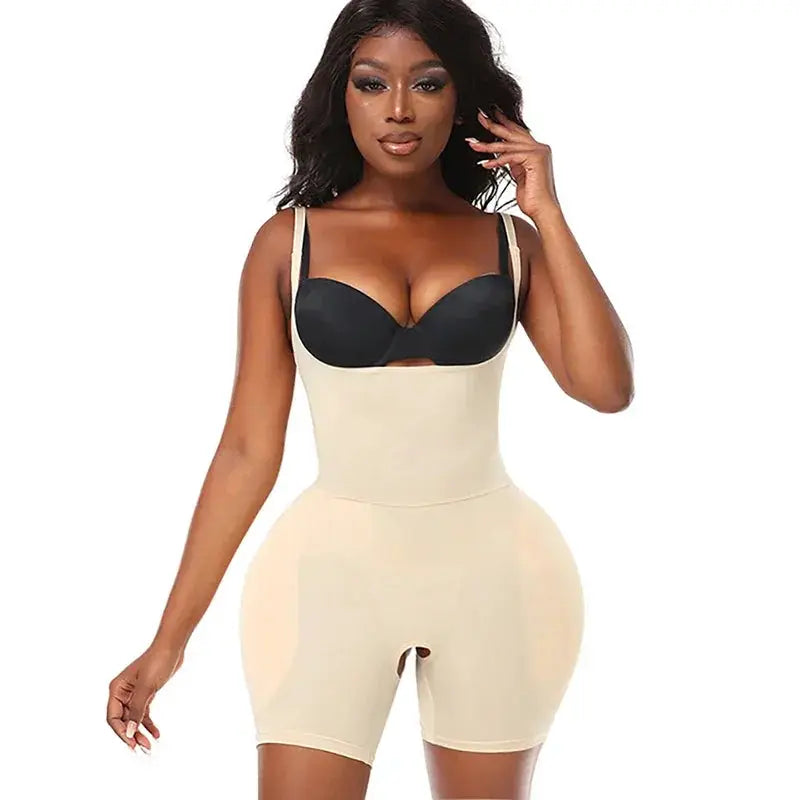 Womens Hourglass Shapewear Bodysuit With Butt Lifting