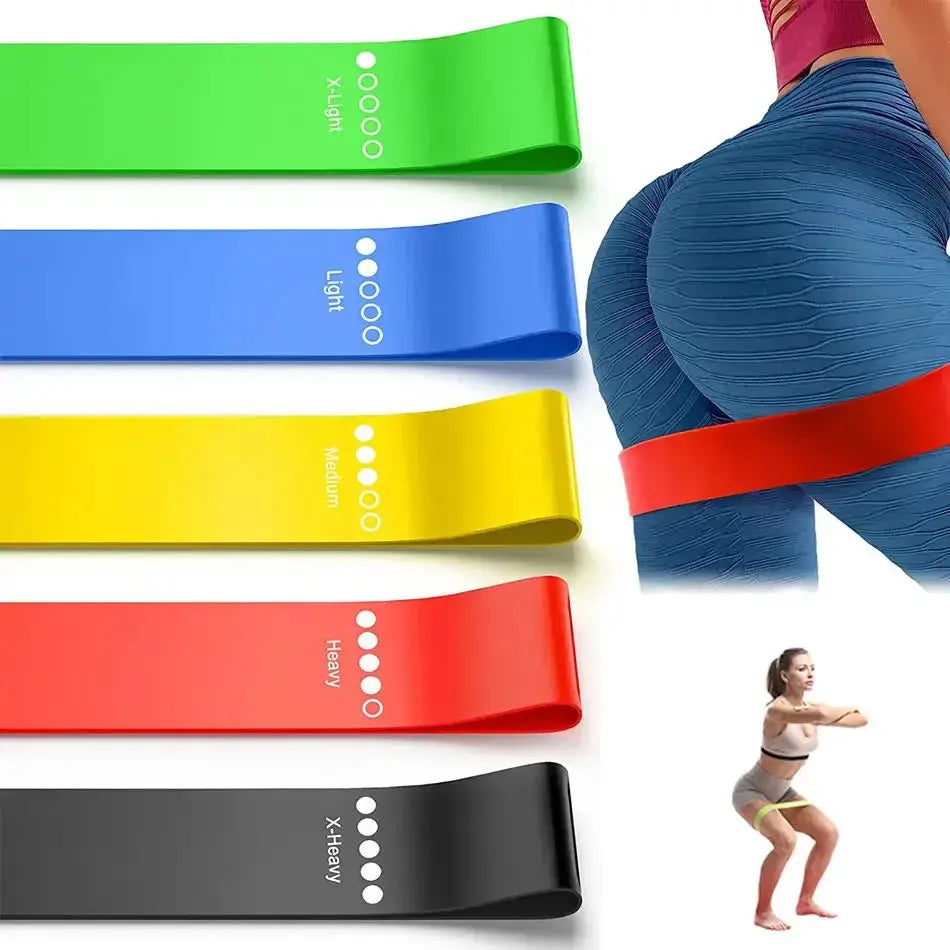 Versatile Elastic Resistance Bands Set for Home Workouts