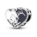 Cat Collection Silver Charm Bead