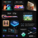 T40S 10.4 Inch 2K Android Tablet Powerful Octa-Core Device
