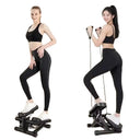 Compact Mini Twist Stepper For Home Cardio With Steel Frame