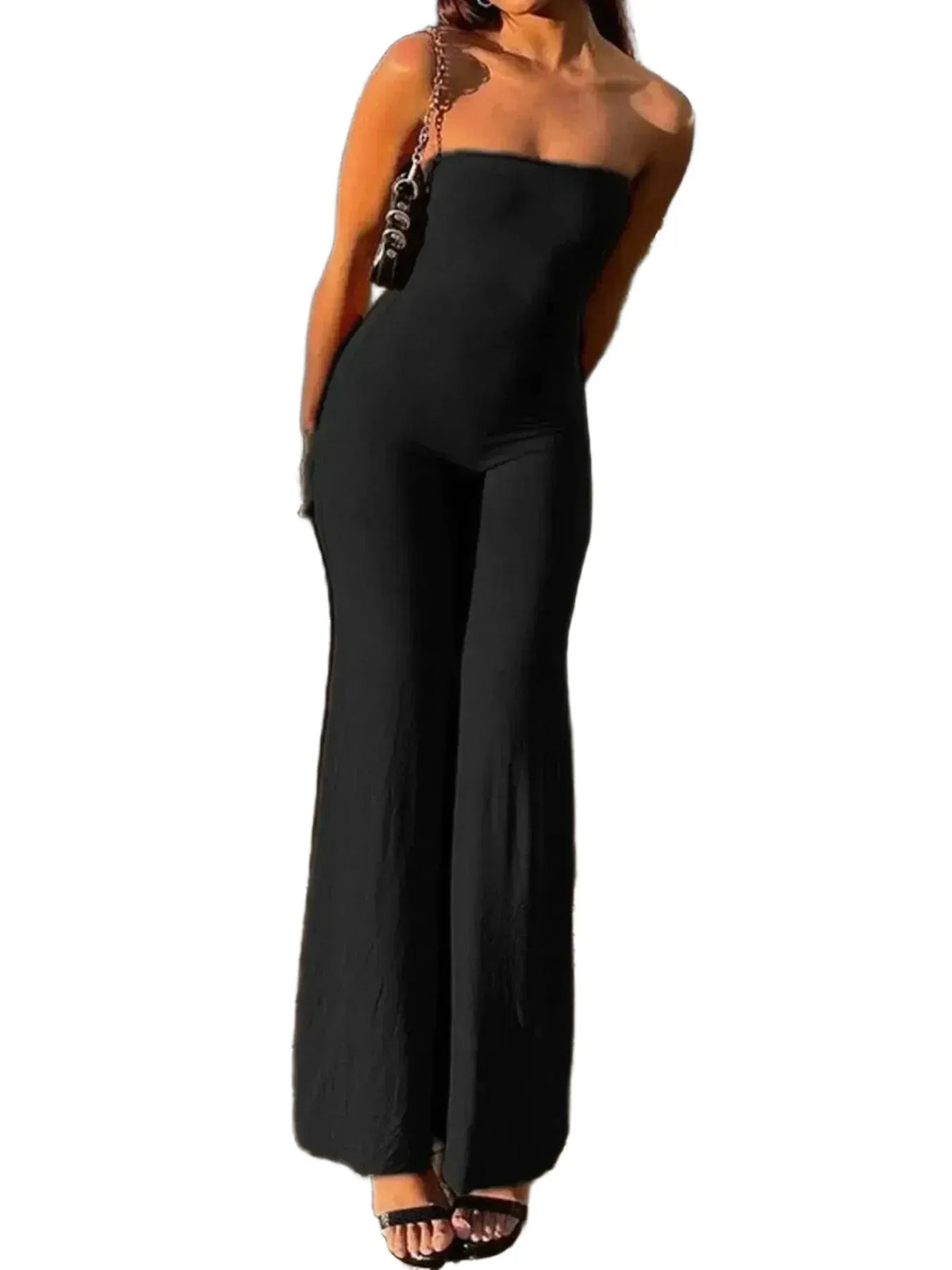 Flattering Strapless Jumpsuit for Women — product view 1