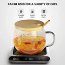 USB Coffee Mug Warmer With 3 Settings For Office Desk Use Keeps Coffee Hot