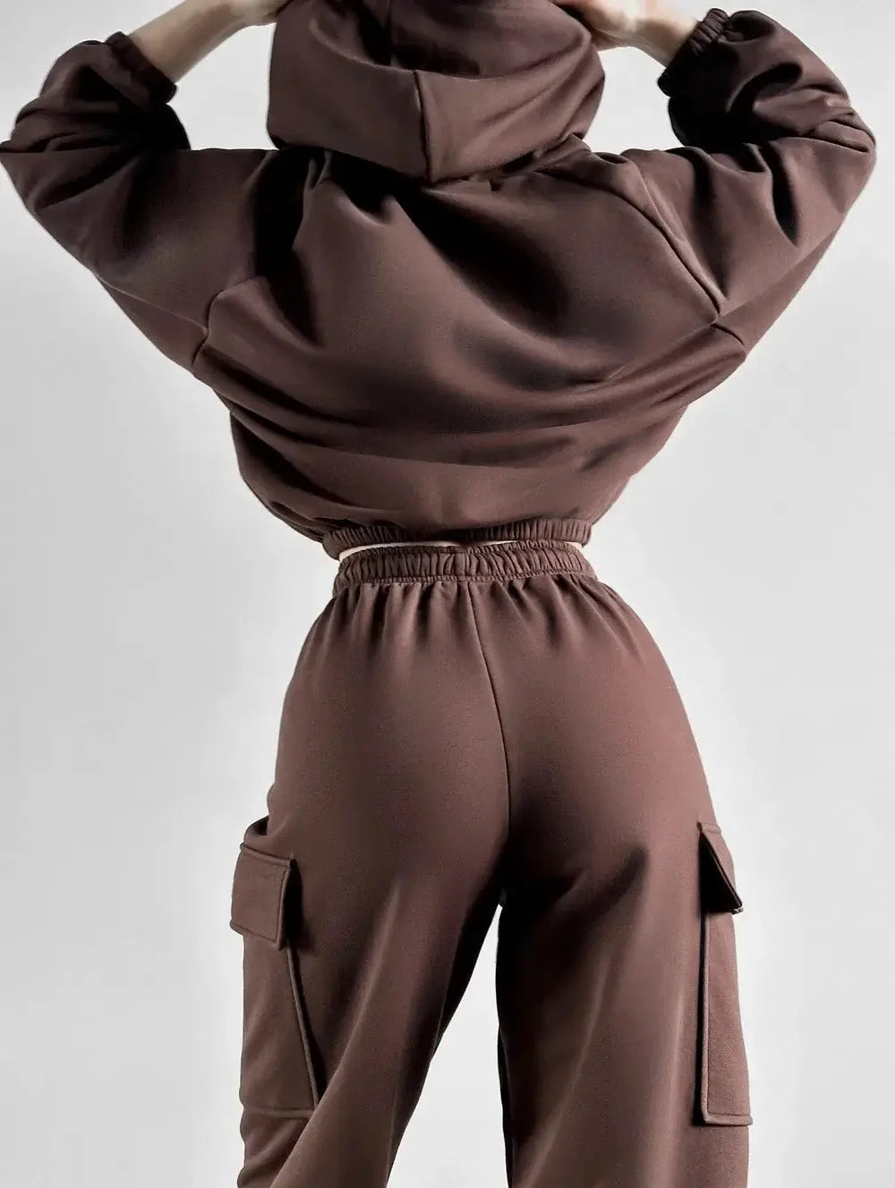 Women Two Piece Hoodie And Sweatpants Set Casual Wear