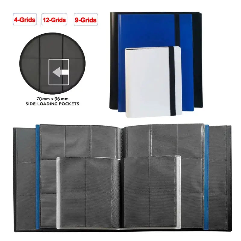 Collectible Card Binder Album 160/360/480 Card Holder 4/9/12 Grids Card Binder Album Large-capacity Card Binder Notebook