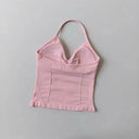 Yoga Set Breathable Sexy Halter Sports Bra