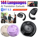 AI Real Time Language Translation Earphones 144 Languages Travel Ready