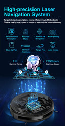 New Product Release Self Empty Floor Robot Vacuum ABIR R30