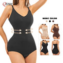Qtree Plus Size Tummy Control Bodysuit Slimming Shapewear