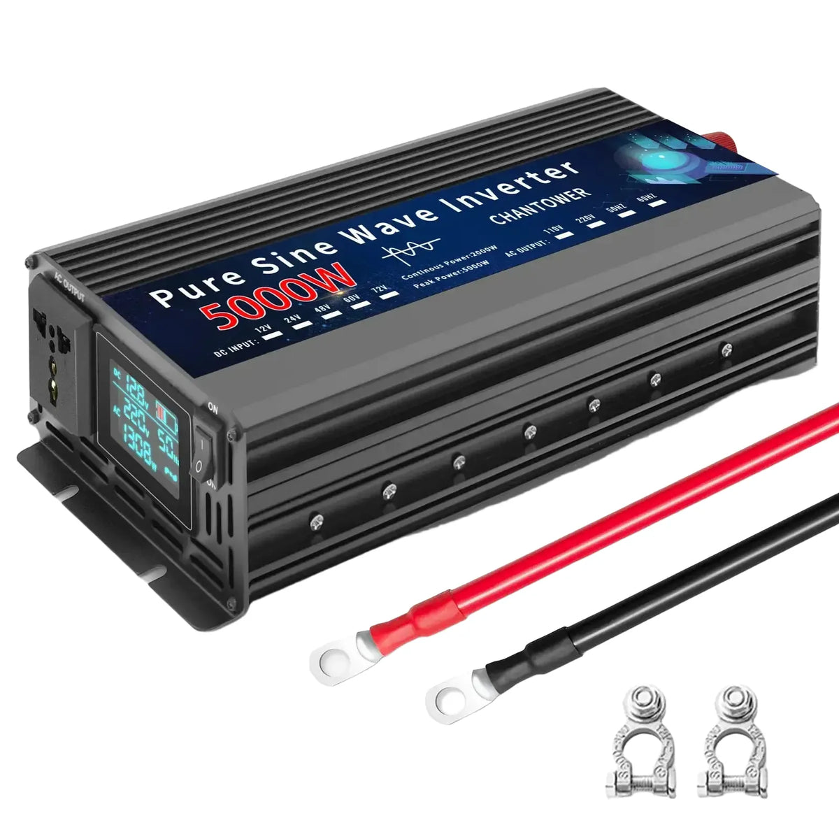 To Pure Sine Wave Car Solar Inverter — product view 1
