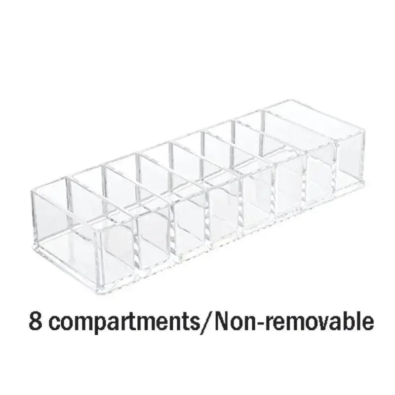 Acrylic Makeup Jewelry Organizer Box For Desktop Storage