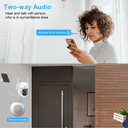 Solar-Powered 4MP PTZ IP Security Camera with Night Vision