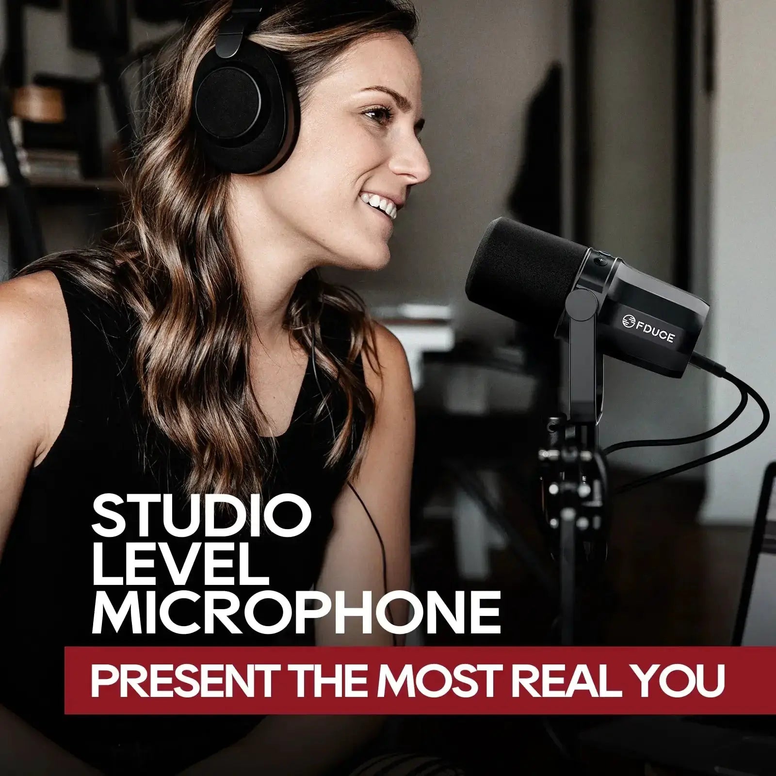 FDUCE Dynamic Microphone SL40X SL40 Metal Headset Output