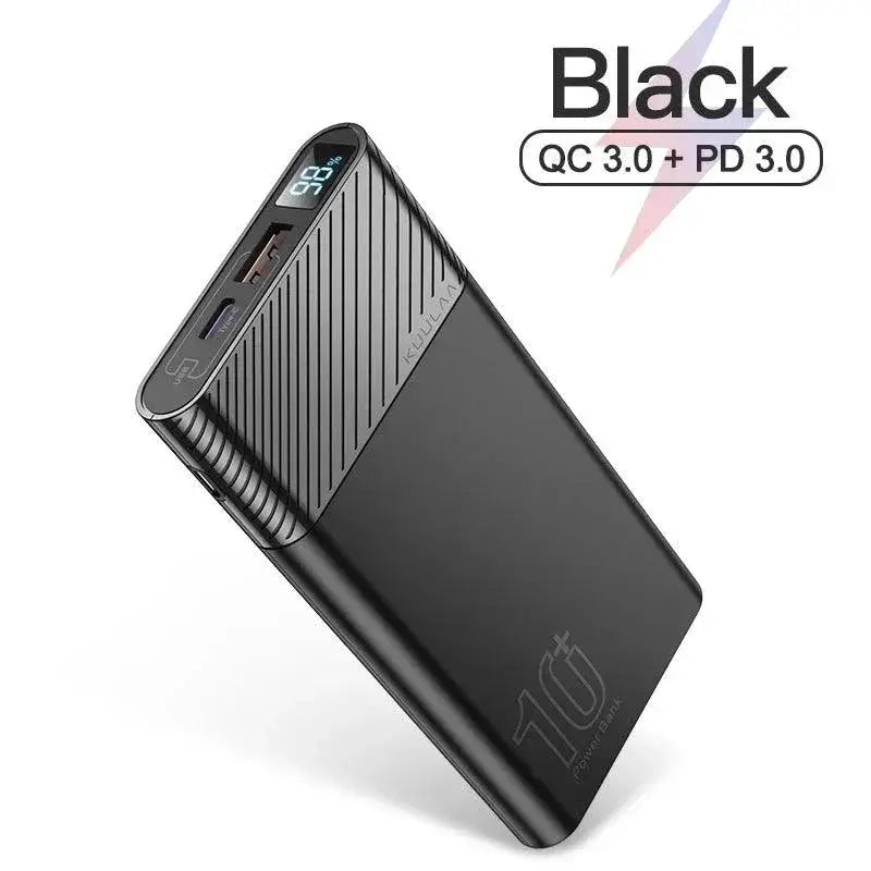 Portable Fast Charge Power Bank With Dual Ports Travel Ready