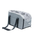 Pet Car Seat Travel Carrier for Small Pets Gray Safe Design