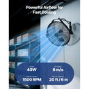 SucceBuy Industrial Wall Mount Fan High Velocity Waterproof Wall