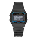 Retro Digital Stainless Steel Sports Watch