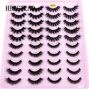 3D Mink Fluffy Eyelashes Variety Pack for Eye Looks