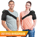 Shoulder Brace Belt Rechargeable Heating Vibration Massager
