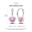 Silver Plated Hoop Earring Pendientes