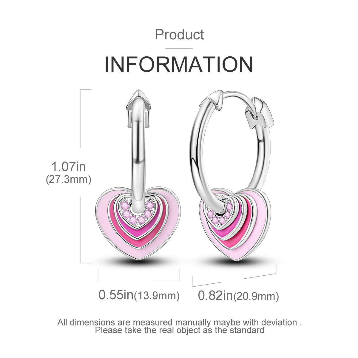 Silver Plated Hoop Earring Pendientes