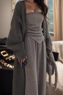 Early Spring Idle Style Cardigan Tube Top Versatile Essential