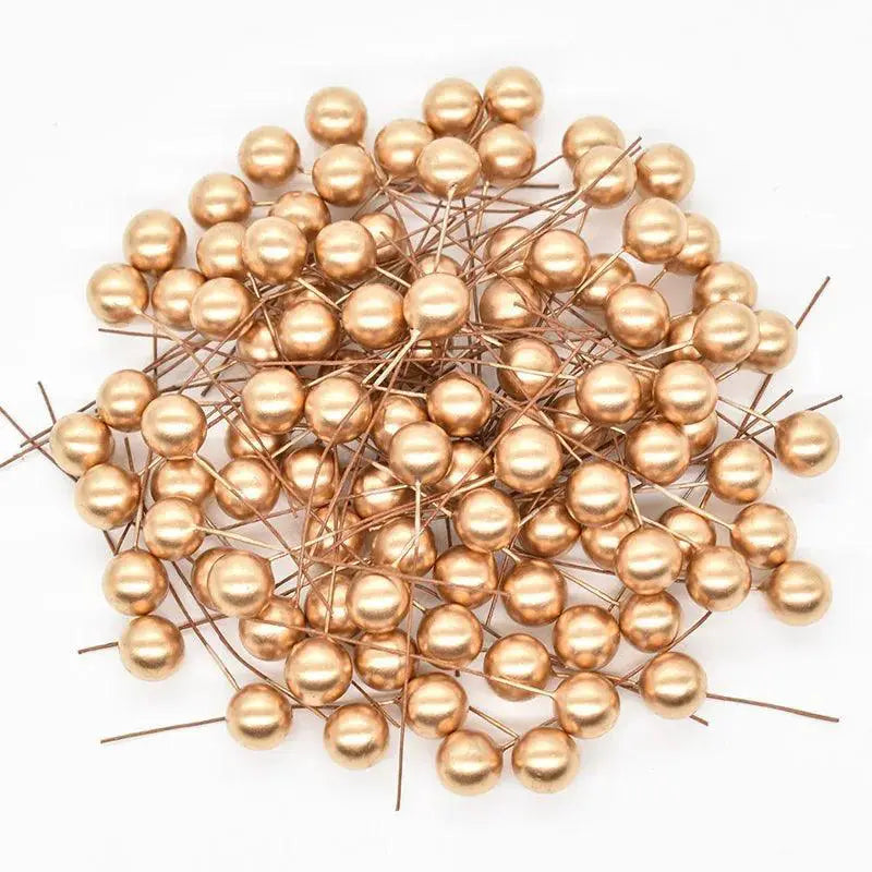 Artificial Pearl Berry Stamens for Festive Decor 50-300 Pcs
