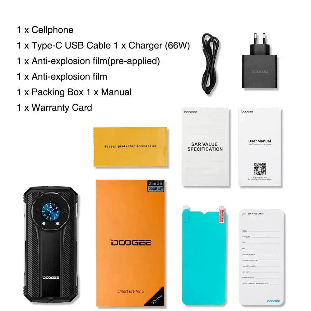 Doogee S110 Rugged Smartphone With 12GB RAM 256GB Storage