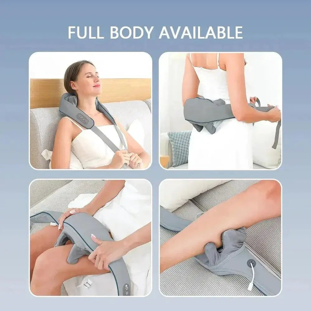 Foreverlily Wireless Neck And Back Massager Shawl Relaxation
