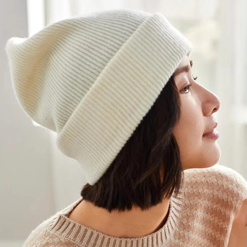 Wool Thermal Knit Winter Hat