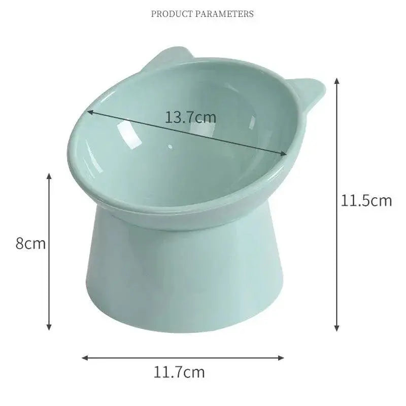 Pet Food Bowl With Neck Protector For Dogs And Cats