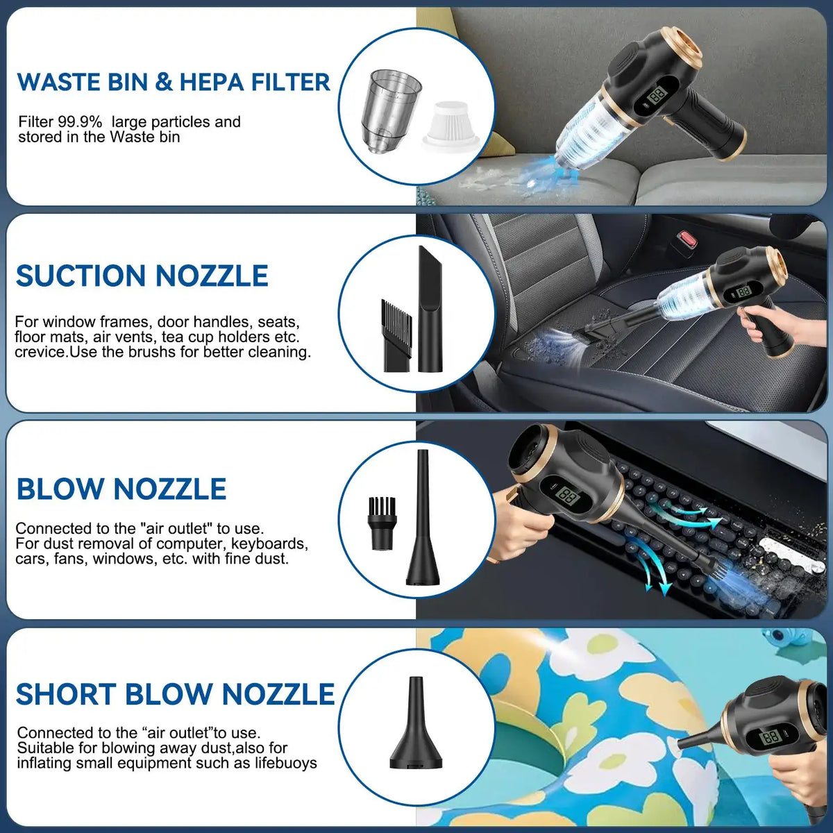 Powerful Air Duster and Vacuum — product image 6