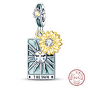 Charm Sterling Silver Tarot Card