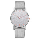 Luxurious Rhinestone Quartz Women's Watch Elegant Steel Timepiece