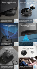 ABIR X8 Lidar Robot Vacuum Cleaner with Smart Water Tank