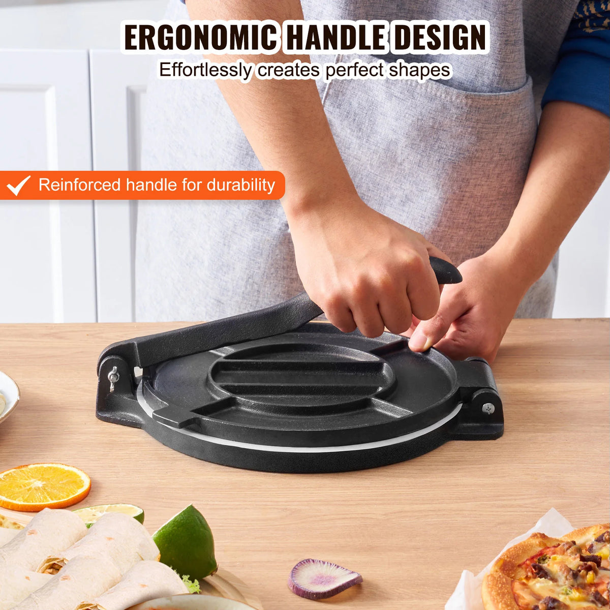 SucceBuy Tortilla PressCast Iron Heavy Duty Tortilladora Press — product view 4