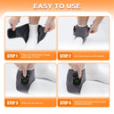 Electric Heating Foot Ankle Massager with Vibration Ankle Wrap Support Hot Compress for Joint Protection Foot Protector