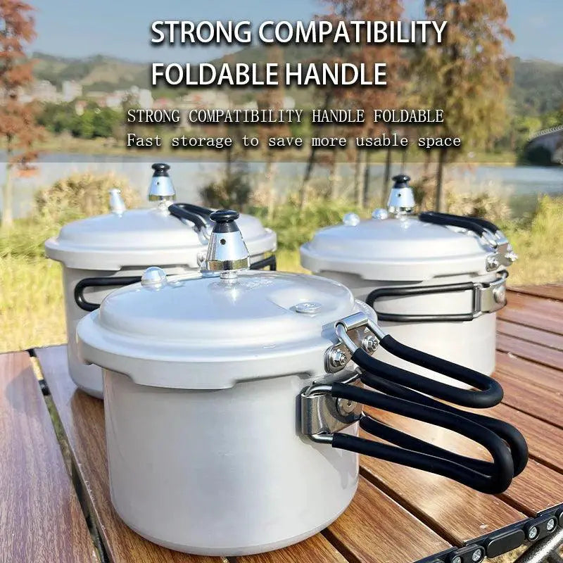 Portable Outdoor Pressure Cooker Folding Handle 2.2L