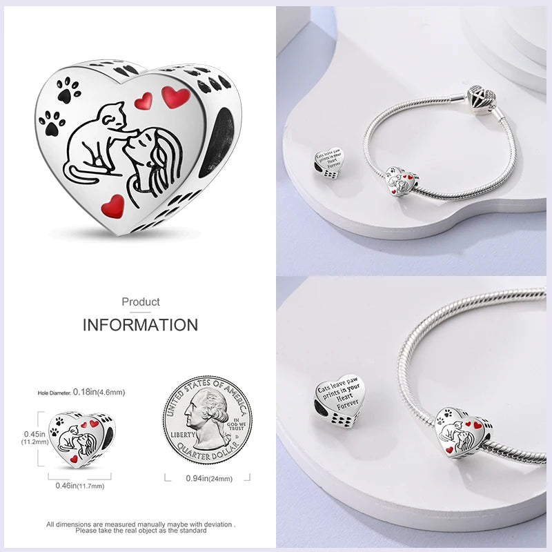 Sterling Silver Heart Shaped Warm