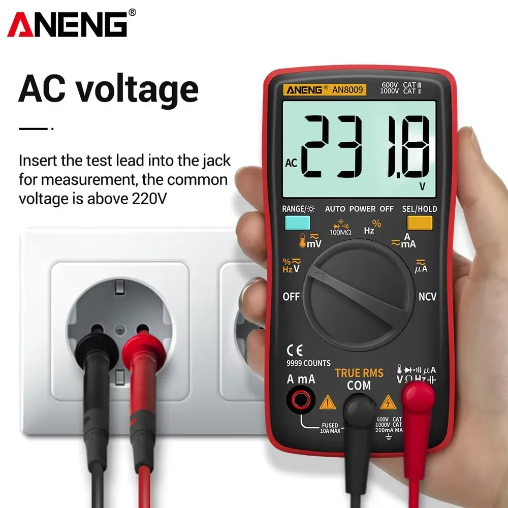 Digital Multimeter Transistor Aneng Testers
