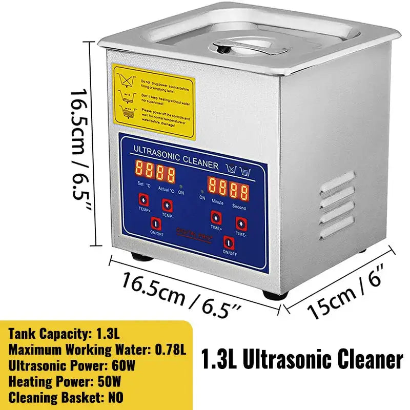 SucceBuy Ultrasonic Cleaner Lave-Dishes Portable Washing Machine Digital — product view 7