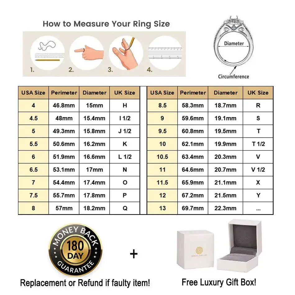 Pear Moissanite Ring in Sterling Silver — product view 6